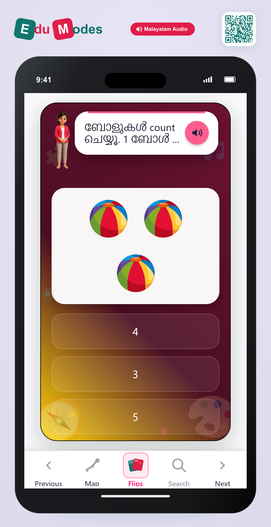Count One More: Balls (ML) - Interactive Learning Game Preview
