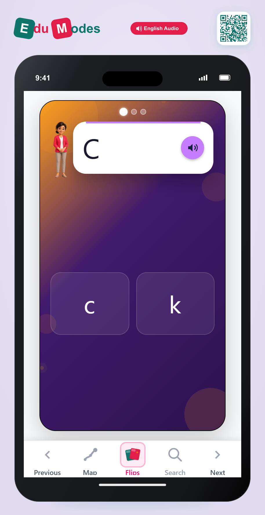 Lowercase Letter Match: c, k, o - Interactive Learning Game Preview