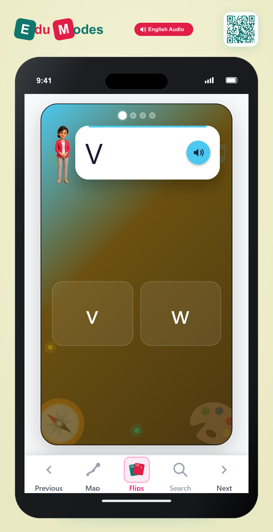 Lowercase Letter Match: v, w, x, z - Interactive Learning Game Preview