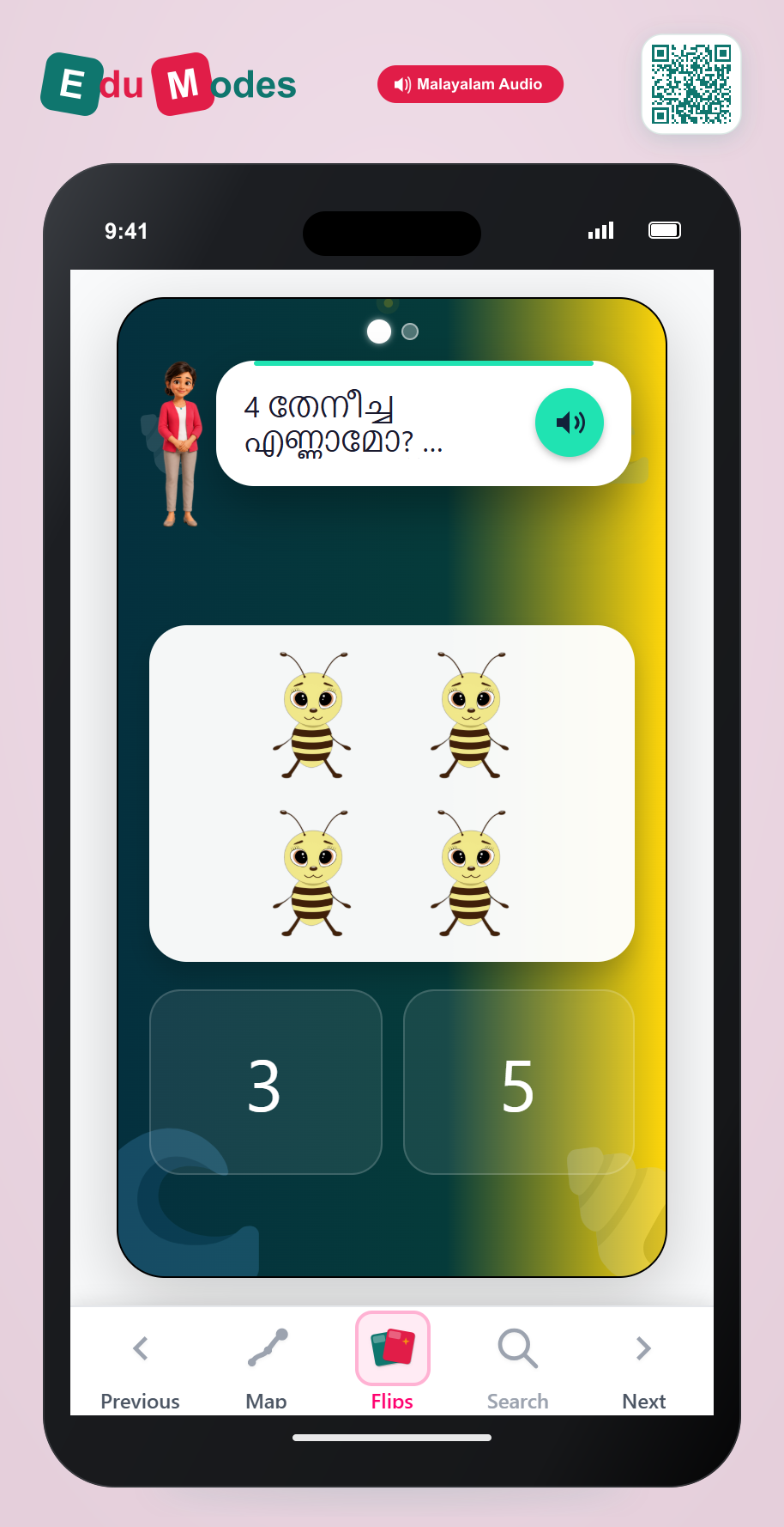 Count One Less (Count and Find 3) - Interactive Learning Game Preview