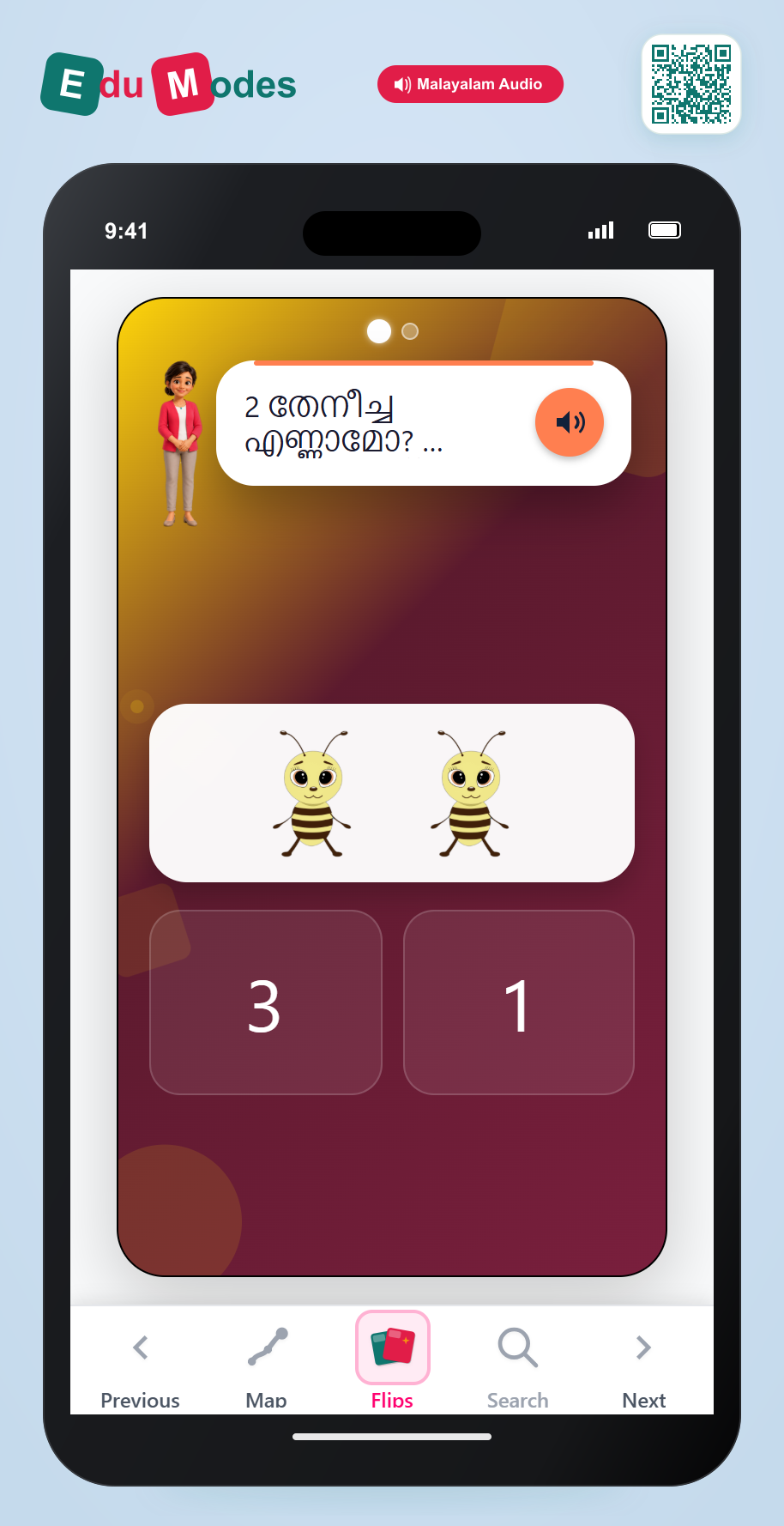 Count One Less (Count and Find 4) - Interactive Learning Game Preview