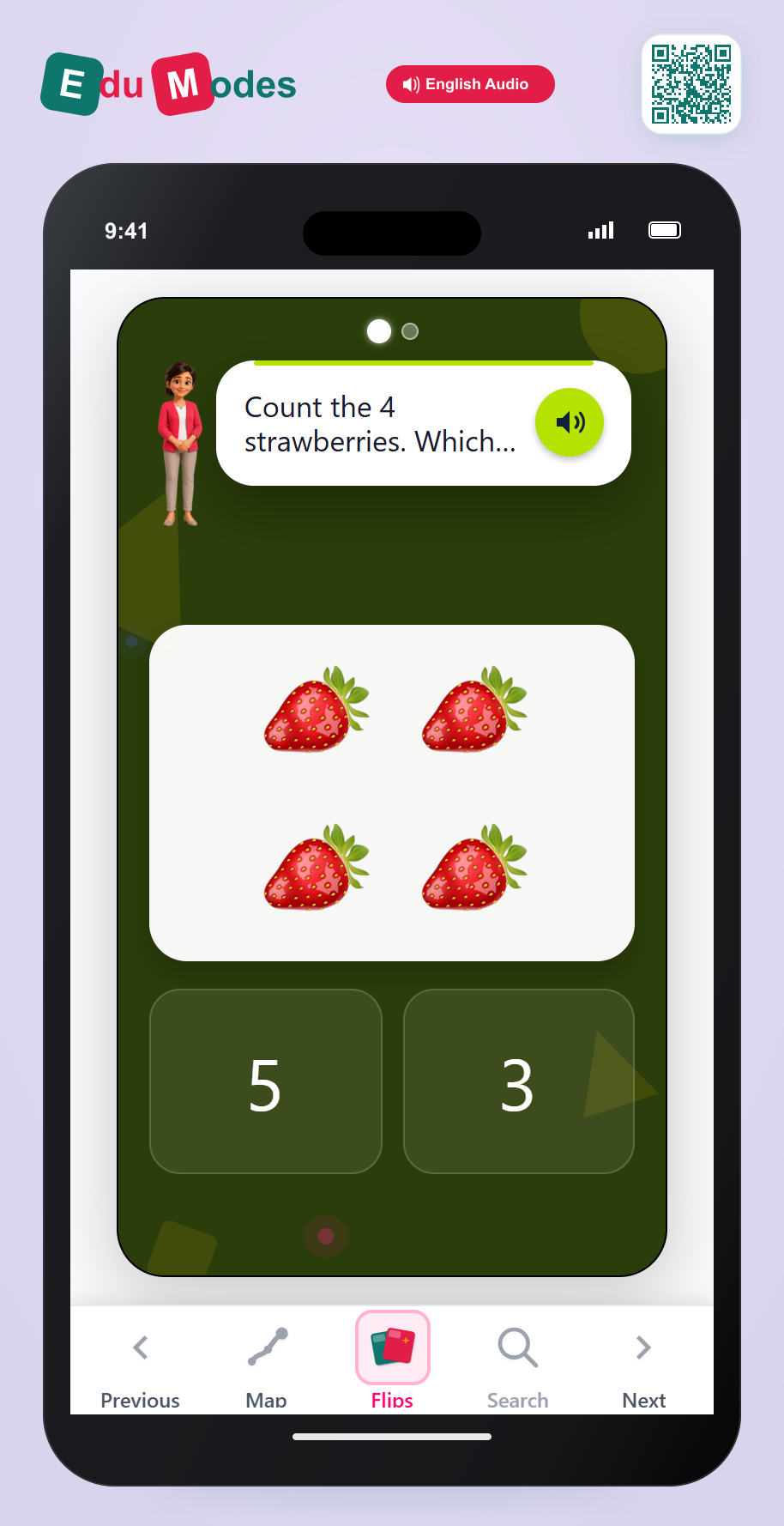 Count One Less (Review) - Interactive Learning Game Preview
