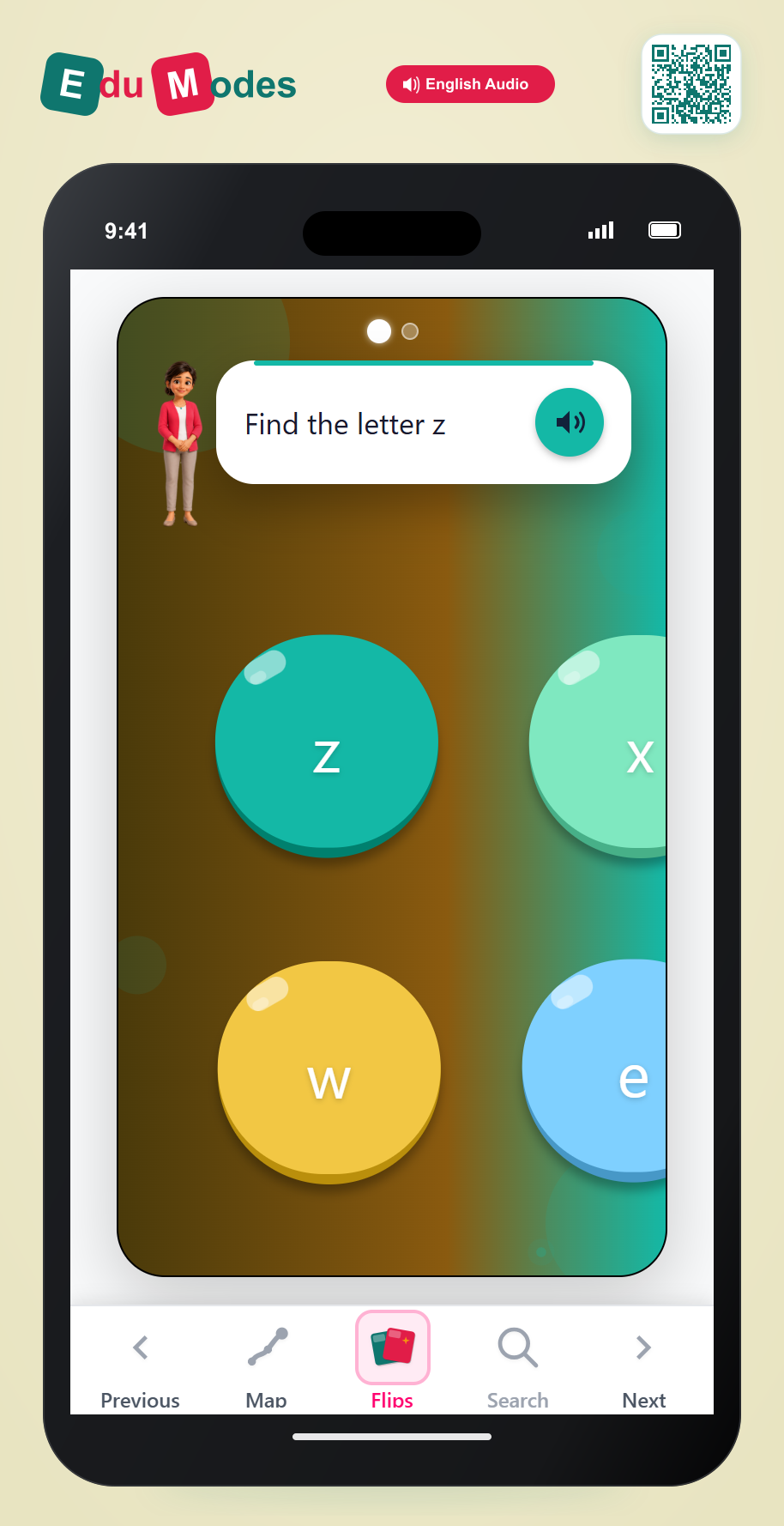 Find the Lowercase Letters: z, e - Interactive Learning Game Preview