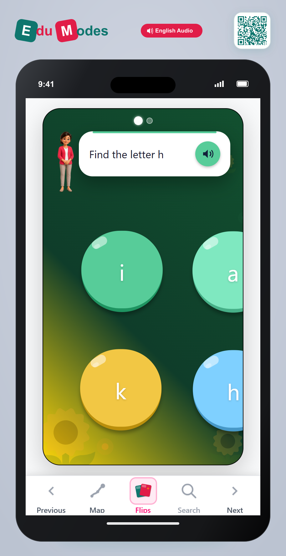 Find the Lowercase Letters: h, d - Interactive Learning Game Preview