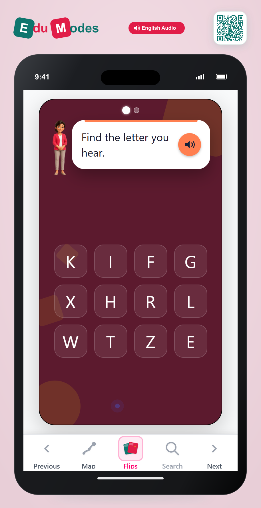 Uppercase Letters F and S - Interactive Learning Game Preview