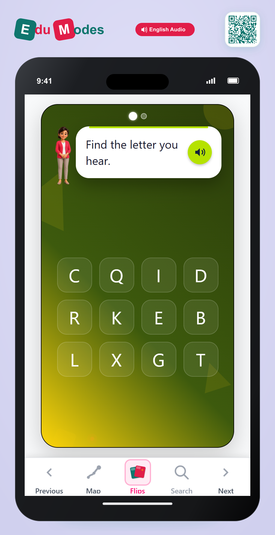 Uppercase Letters G and Q - Interactive Learning Game Preview