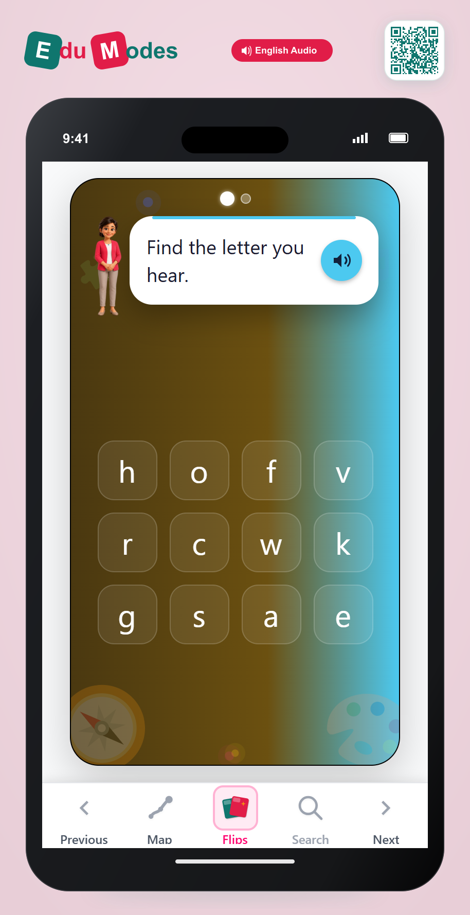 Lowercase Letters f and s - Interactive Learning Game Preview