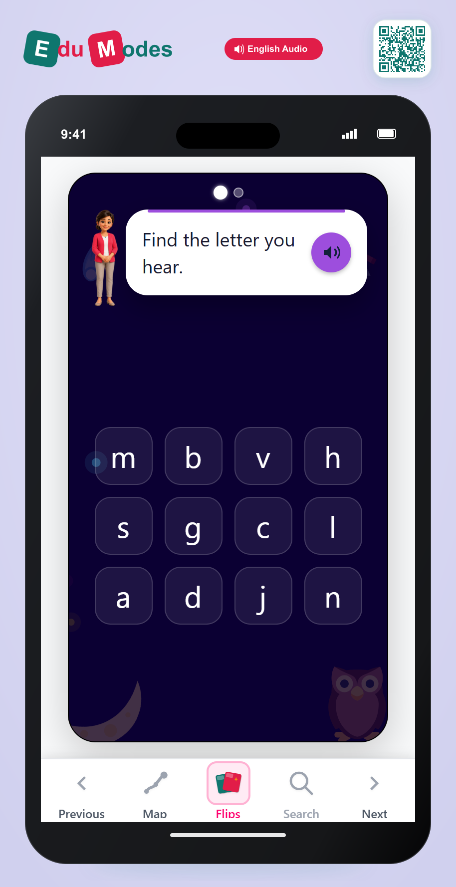 Lowercase Letters g and q - Interactive Learning Game Preview