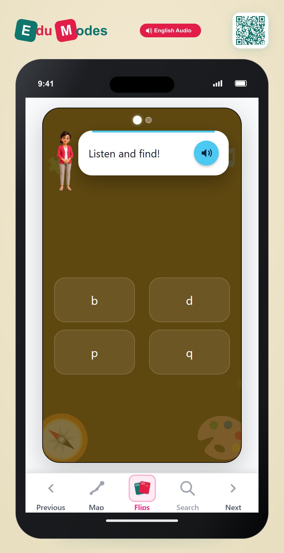Confused Letters: b and d (Part 1) - Interactive Learning Game Preview