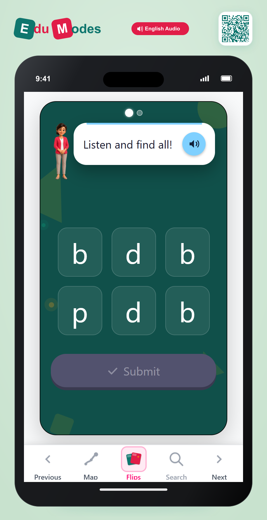 Confused Letters: b and d (Part 2) - Interactive Learning Game Preview