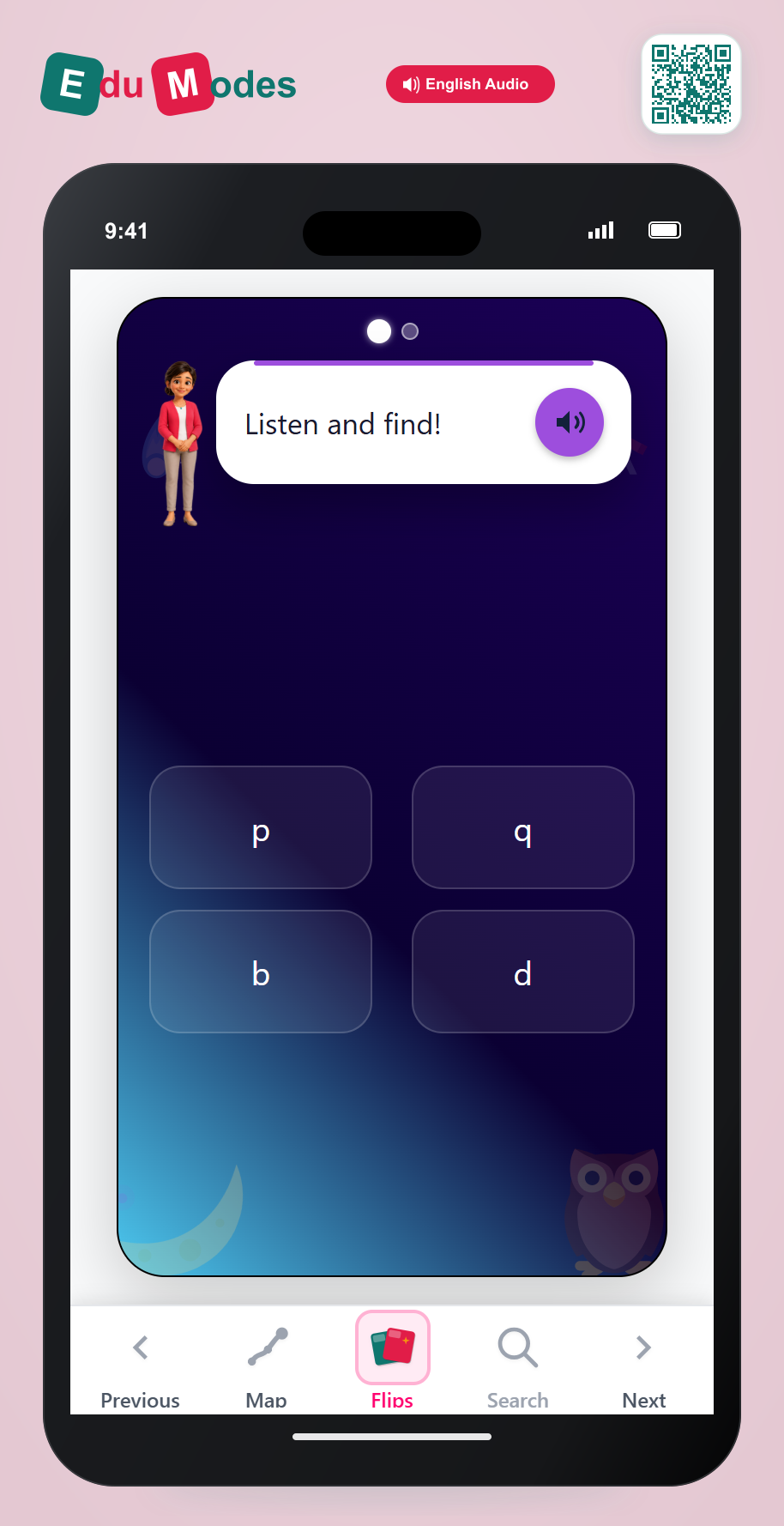 Confused Letters: p and q (Part 1) - Interactive Learning Game Preview