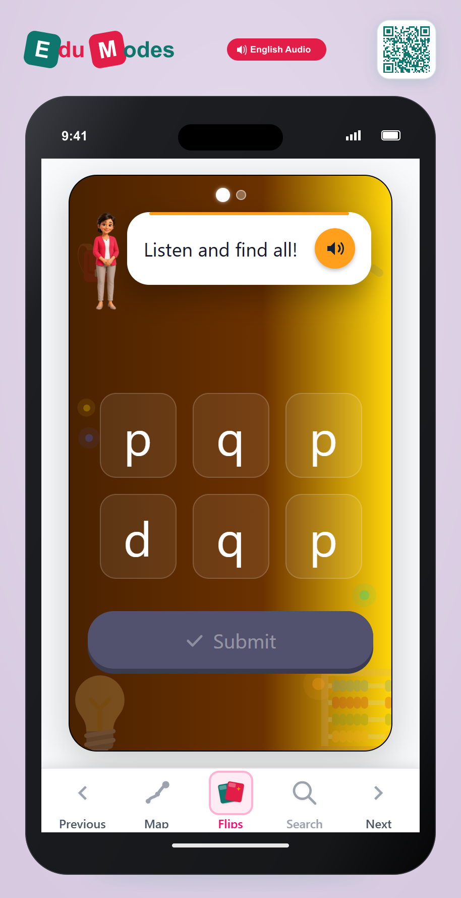 Confused Letters: p and q (Part 2) - Interactive Learning Game Preview