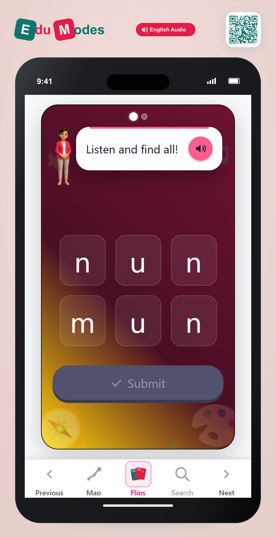 Confused Letters: n and u (Part 2) - Interactive Learning Game Preview