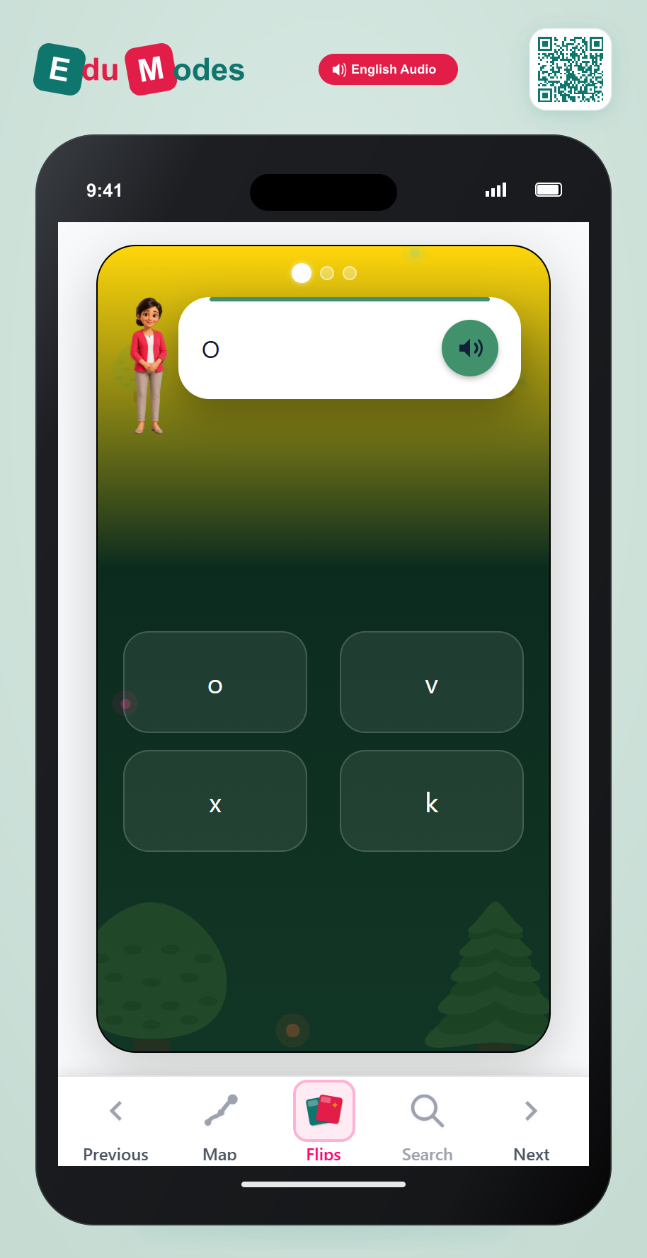 UKG Lowercase Letter Match: o, p, s - Interactive Learning Game Preview