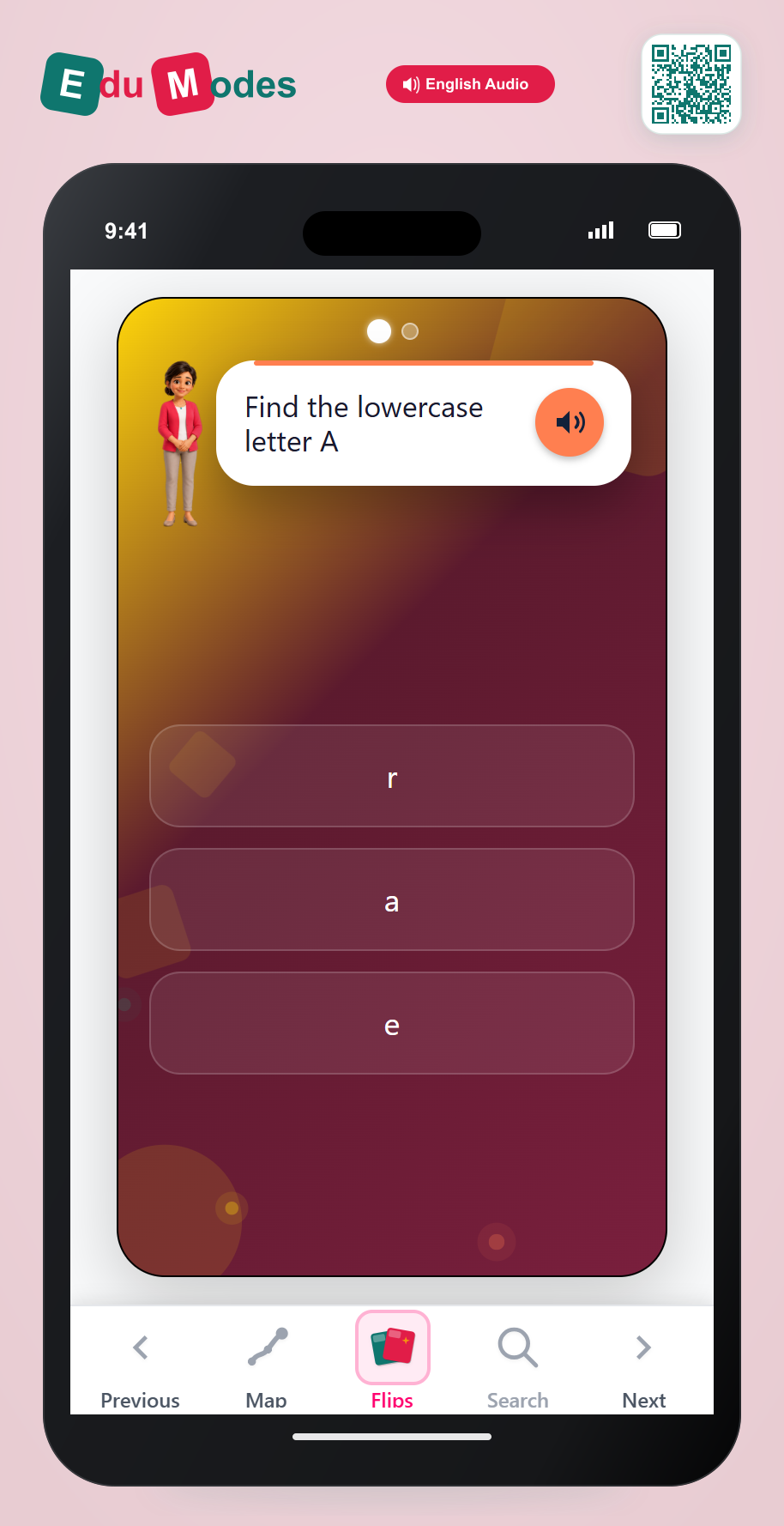 Lowercase Letter Match: A and E - Interactive Learning Game Preview