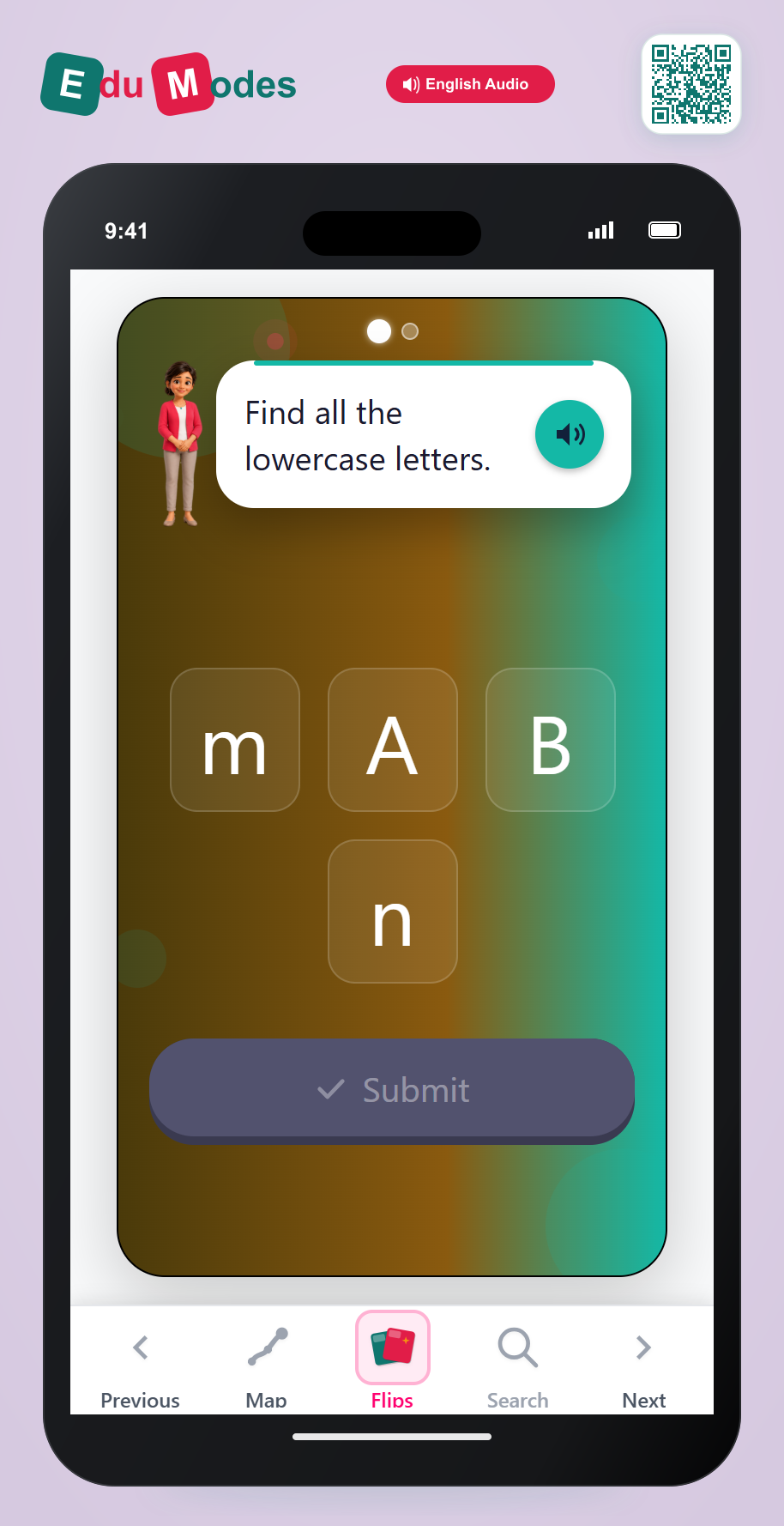 Find the lowercase letters 5 - Interactive Learning Game Preview