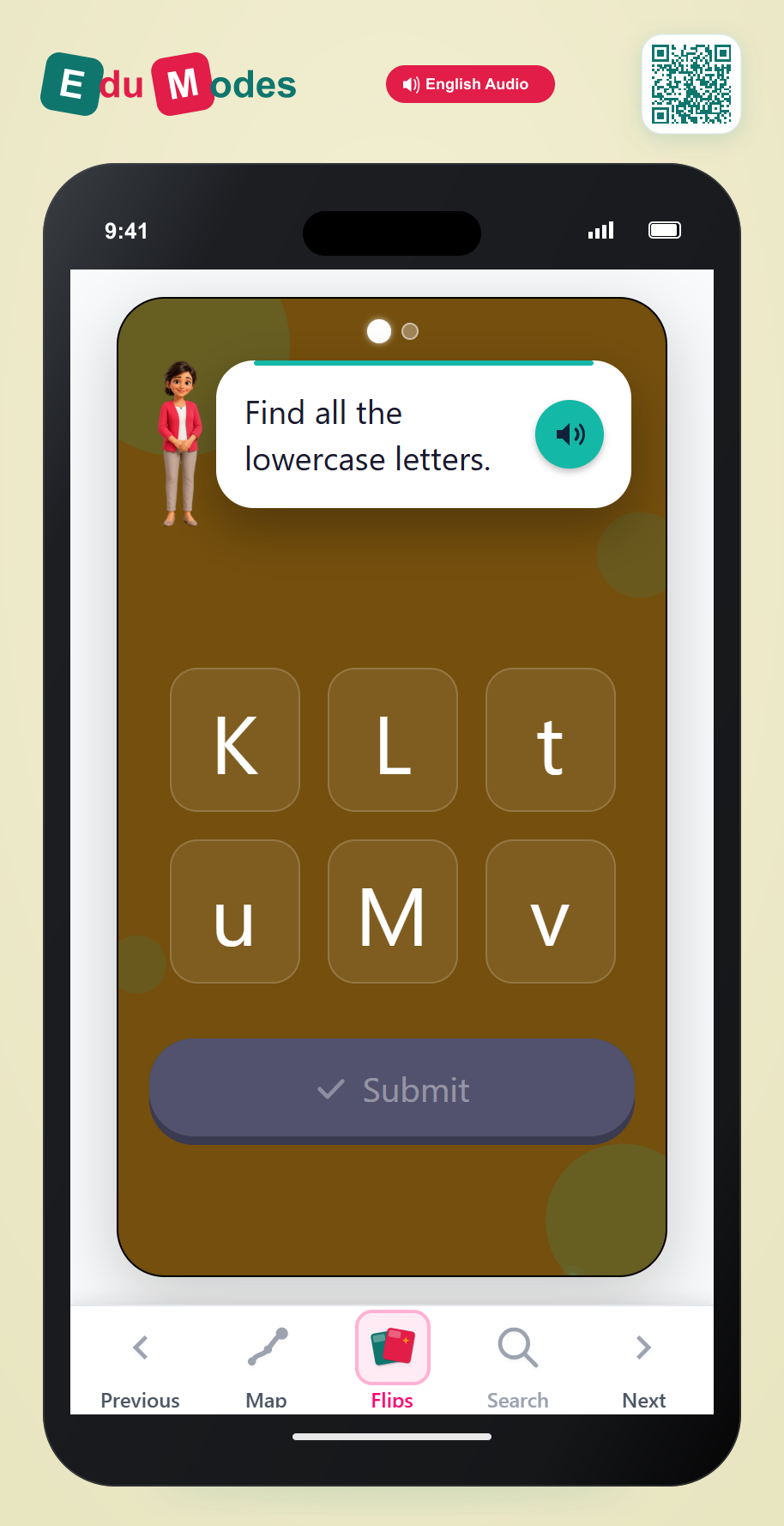 Find the lowercase letters 7 - Interactive Learning Game Preview