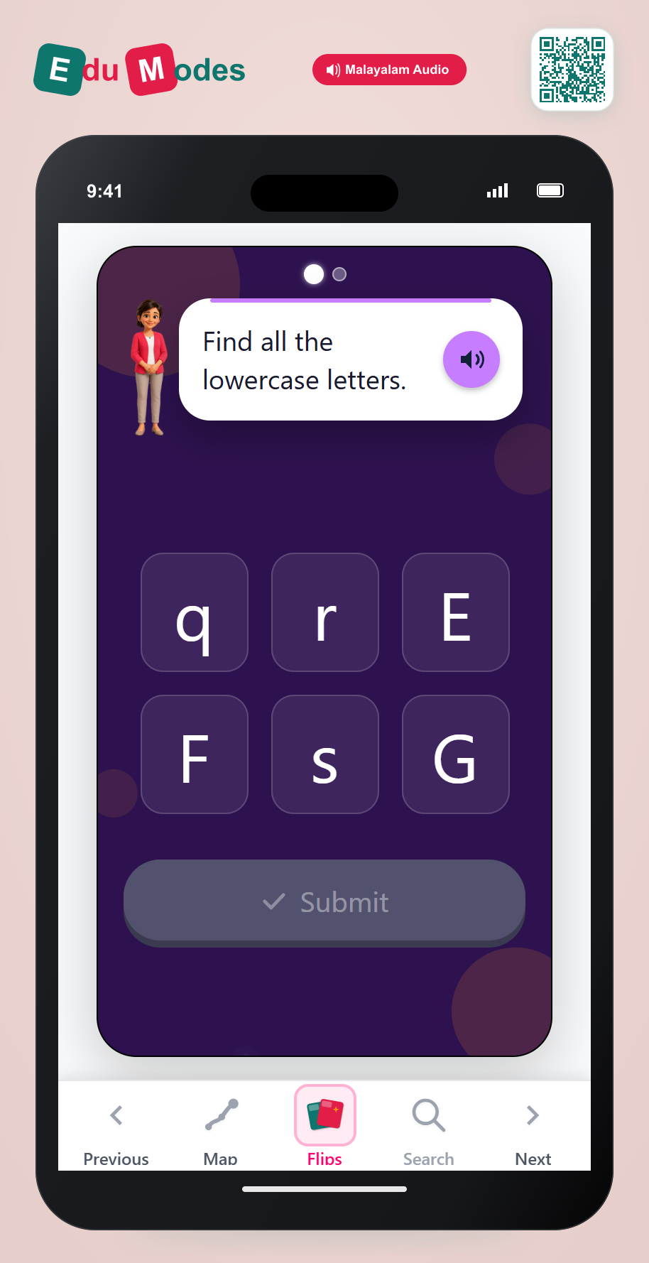 Find the lowercase letters 6 - Interactive Learning Game Preview