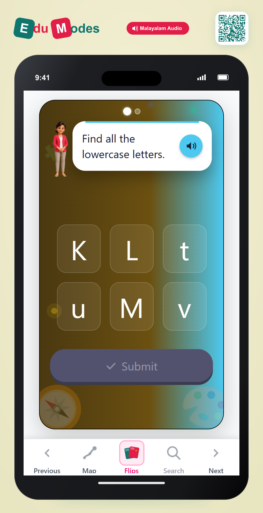 Find the lowercase letters 7 - Interactive Learning Game Preview