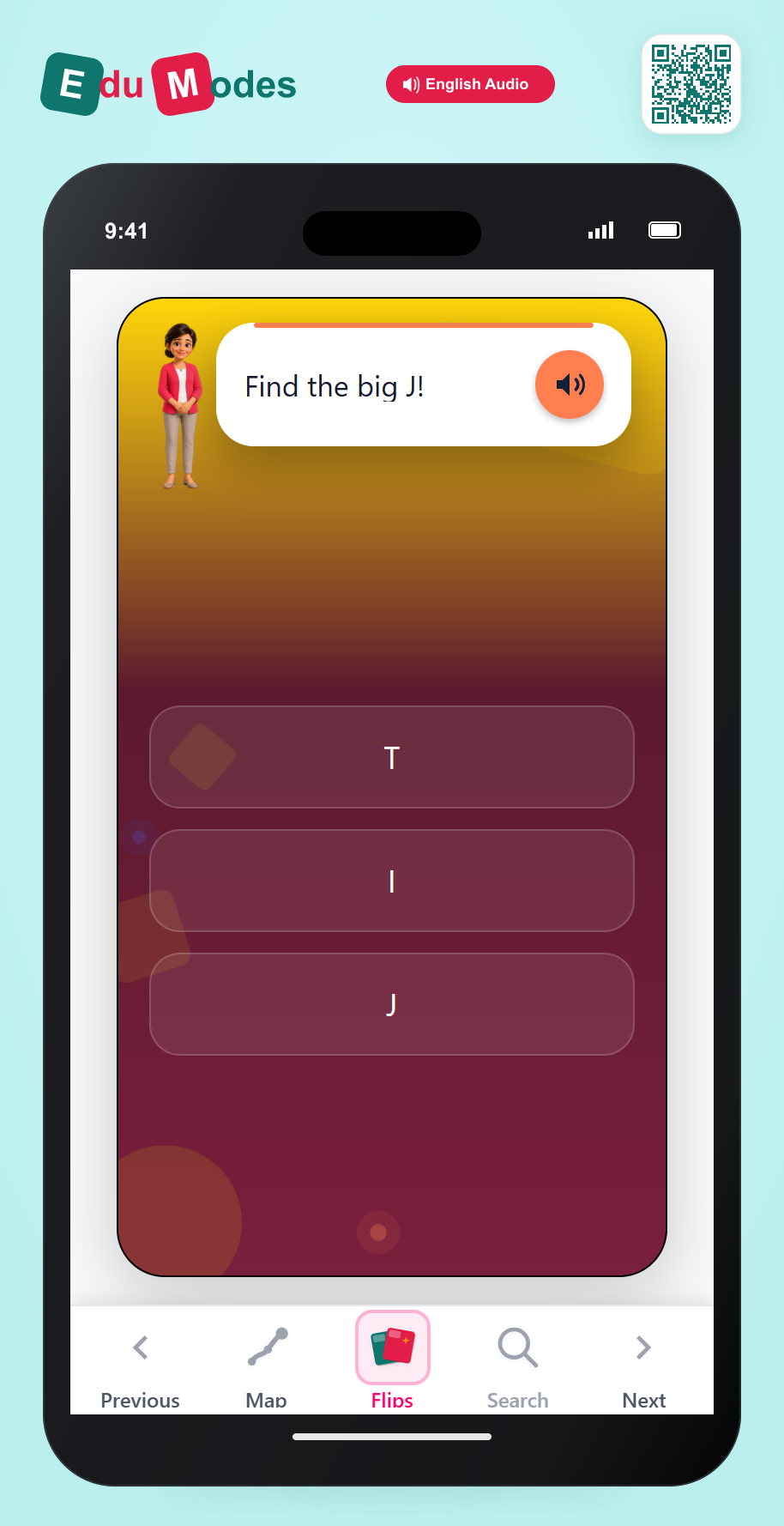 Find the Uppercase J - Interactive Learning Game Preview