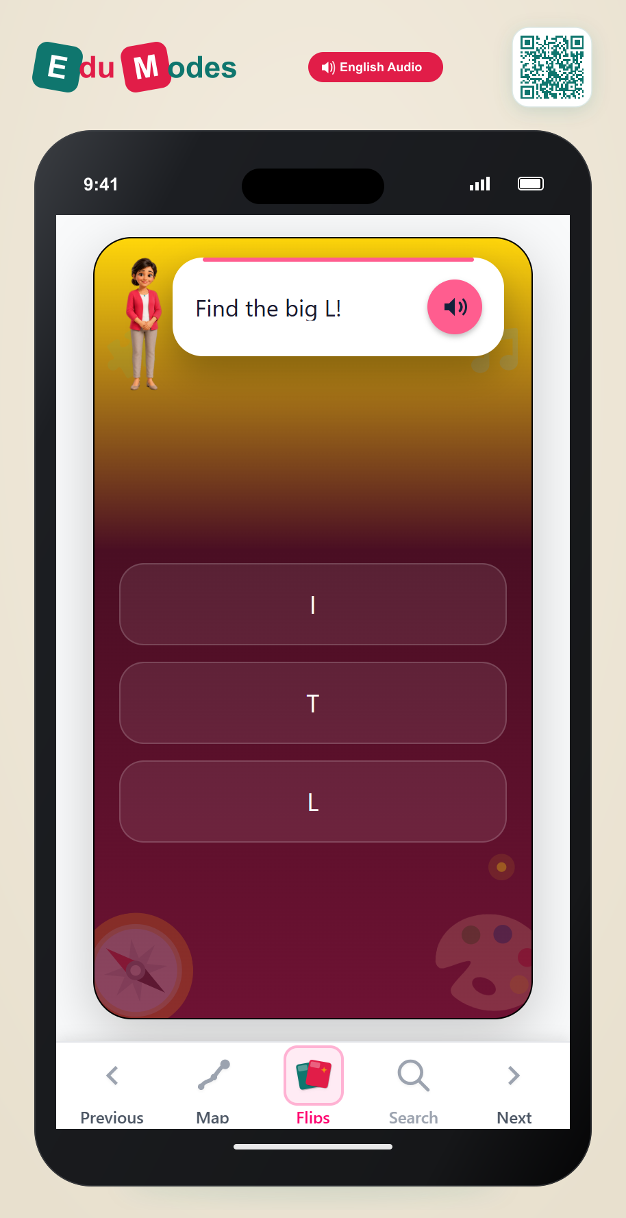 Find the Uppercase L - Interactive Learning Game Preview