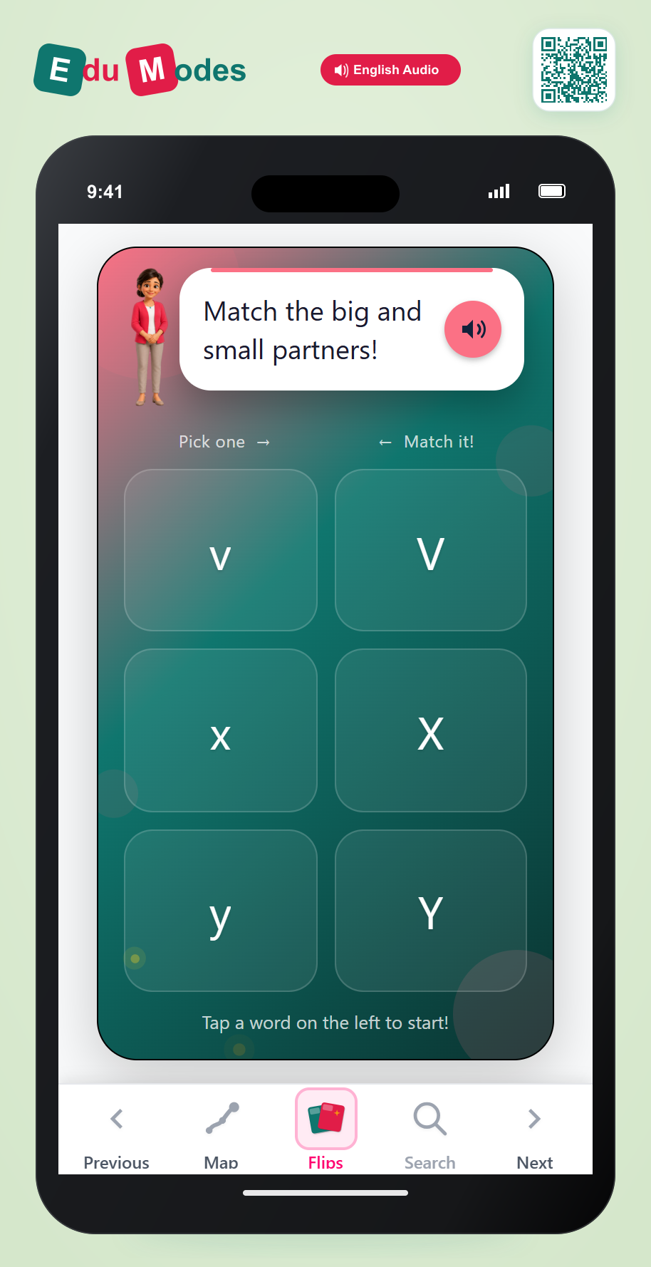 Match Uppercase to Lowercase Y - Interactive Learning Game Preview