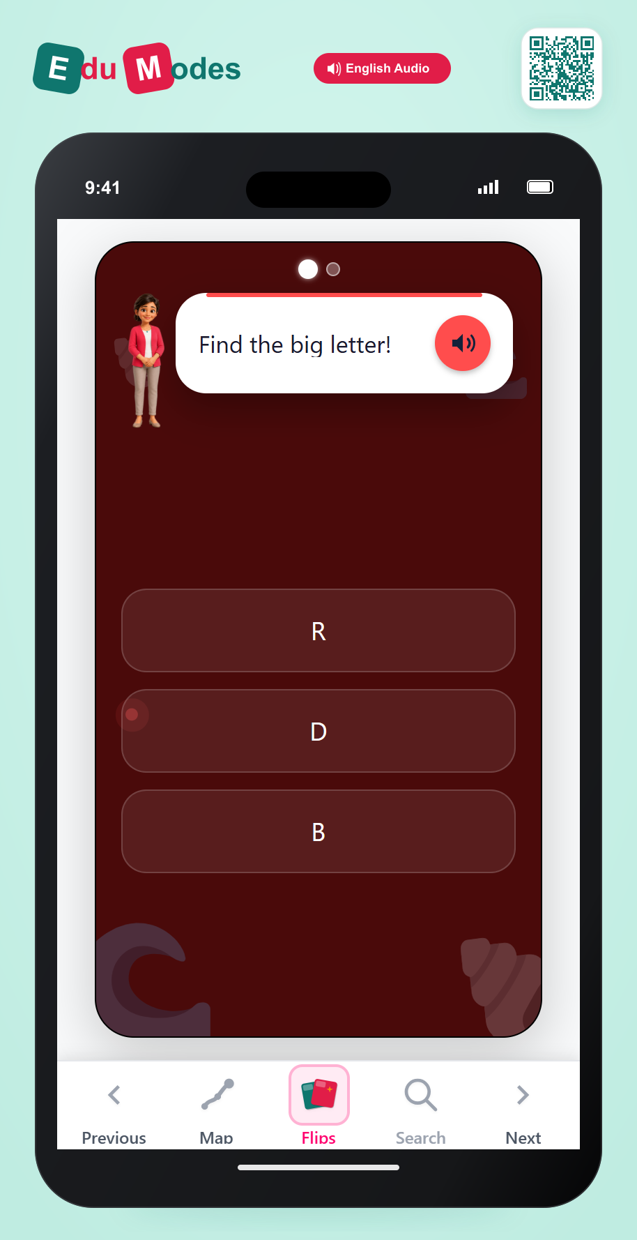 Find the Uppercase R and A - Interactive Learning Game Preview