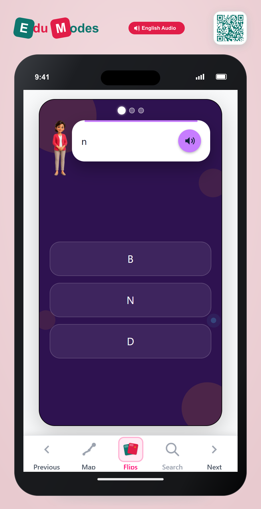 Uppercase Matches: n, q, r - Interactive Learning Game Preview