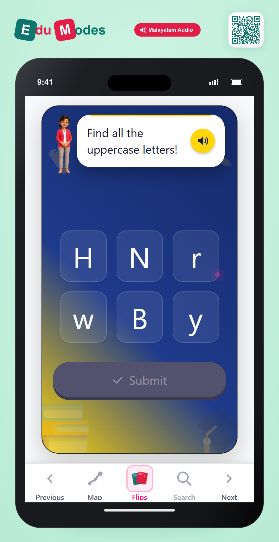 Find All Uppercase Letters - Part 3 - Interactive Learning Game Preview