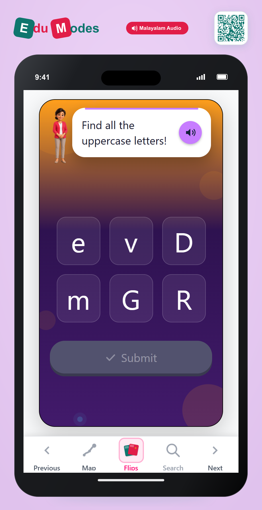 Find All Uppercase Letters - Part 4 - Interactive Learning Game Preview