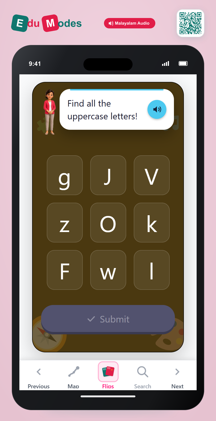 Find All Uppercase Letters - Part 8 - Interactive Learning Game Preview
