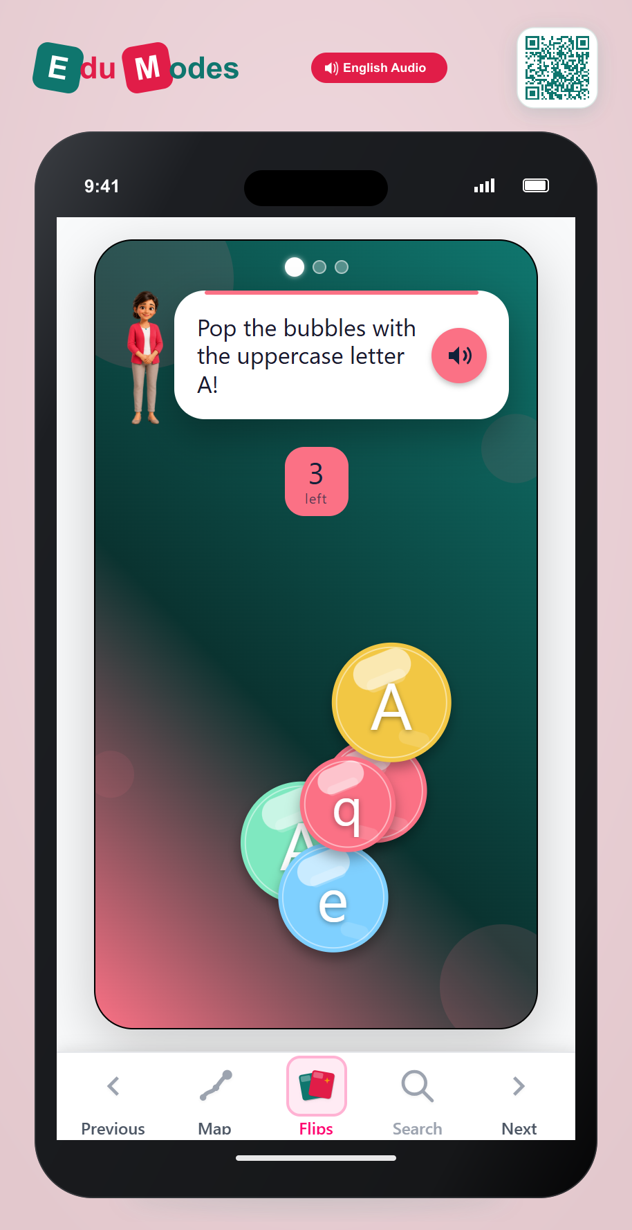 Uppercase Match: A, B, D - Interactive Learning Game Preview