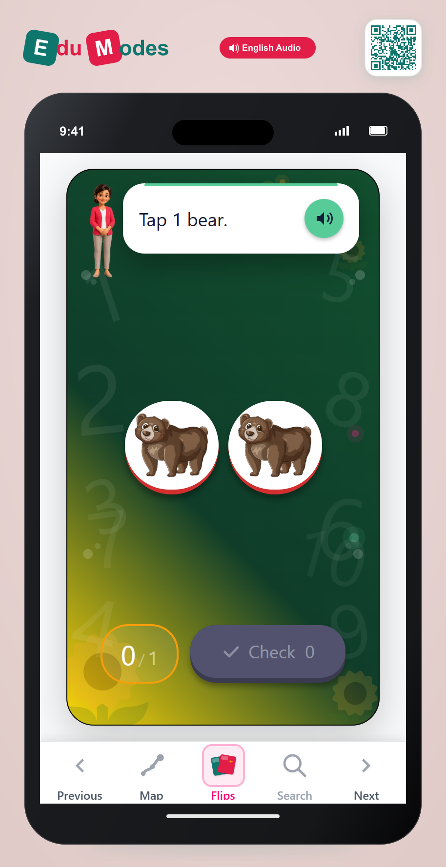 Tap 1 Bear - Interactive Learning Game Preview