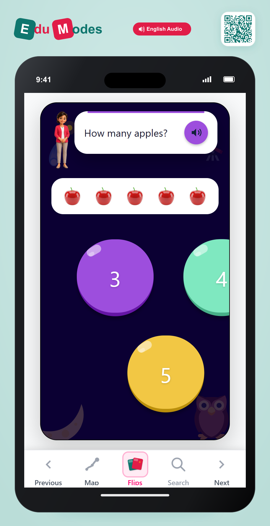Counting Review 1-5 - Interactive Learning Game Preview