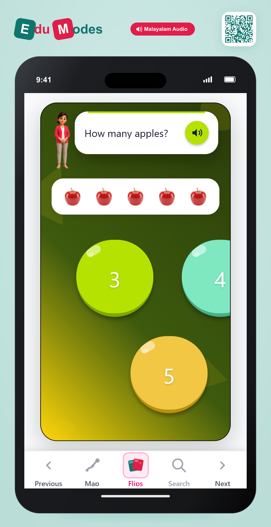 Counting Review 1-5 - Interactive Learning Game Preview