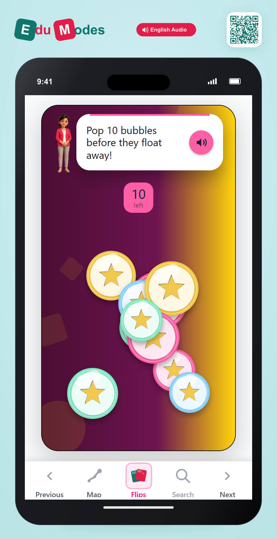 Pop 10 Bubbles - Interactive Learning Game Preview