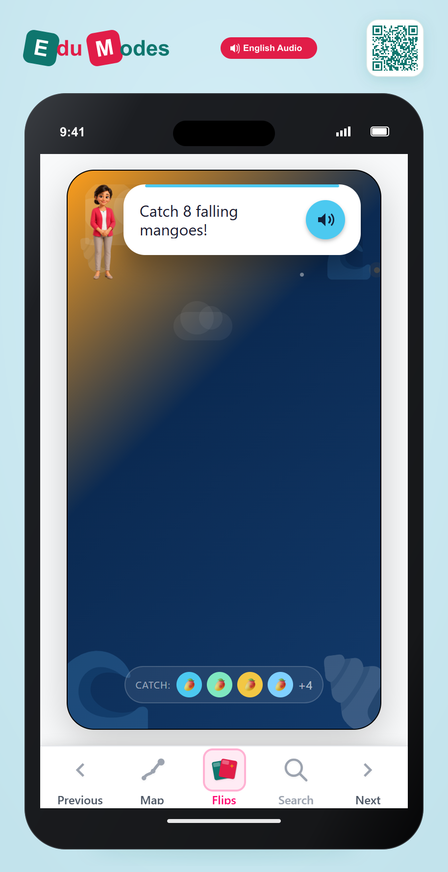 Catch 8 Mangoes - Interactive Learning Game Preview