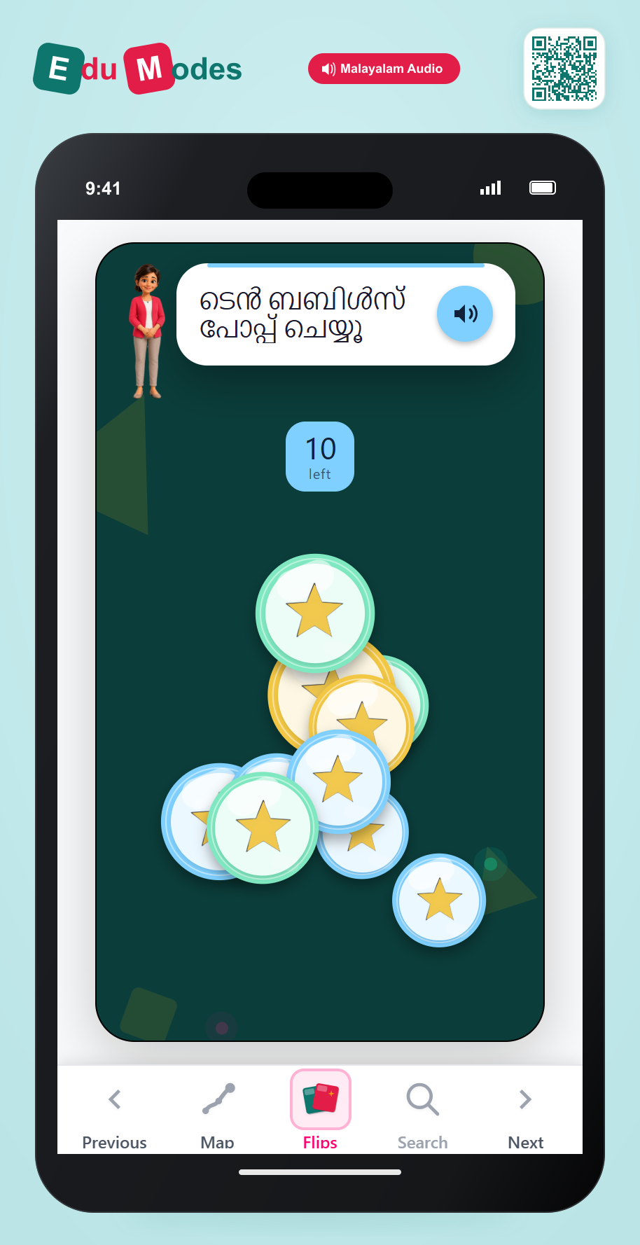 Pop 10 Bubbles - Interactive Learning Game Preview