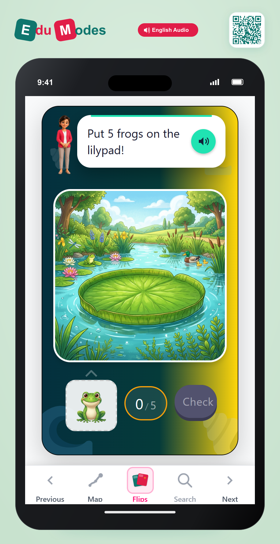Count using stickers up to 5 - Interactive Learning Game Preview
