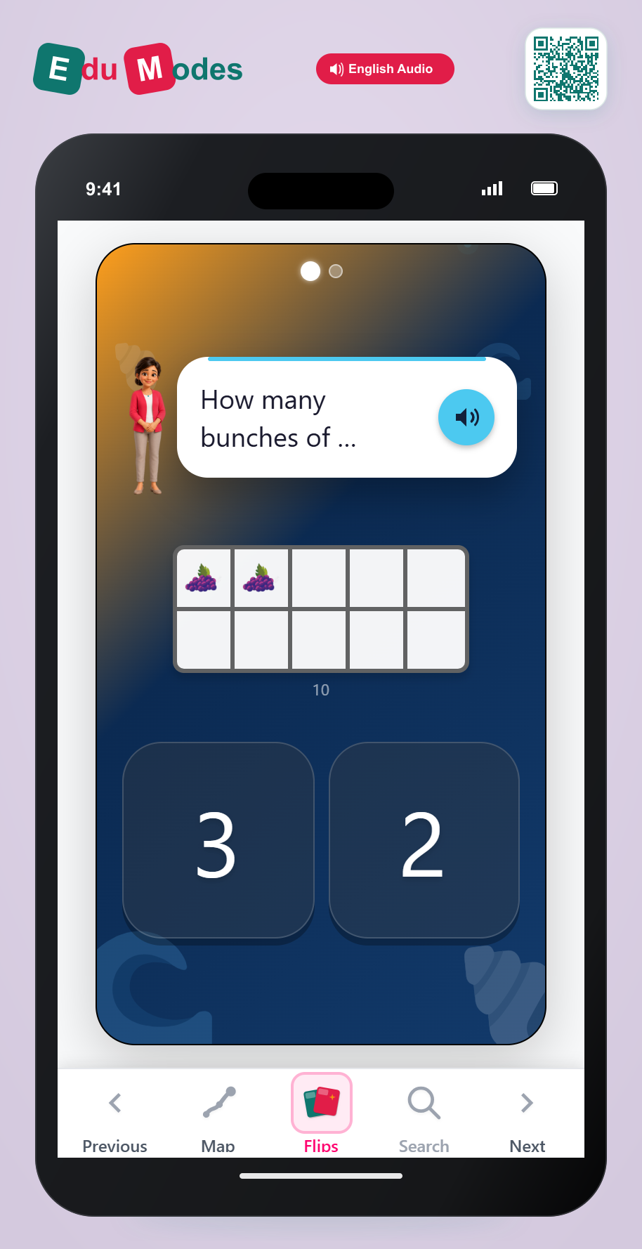 Counting Grapes Practice - Interactive Learning Game Preview