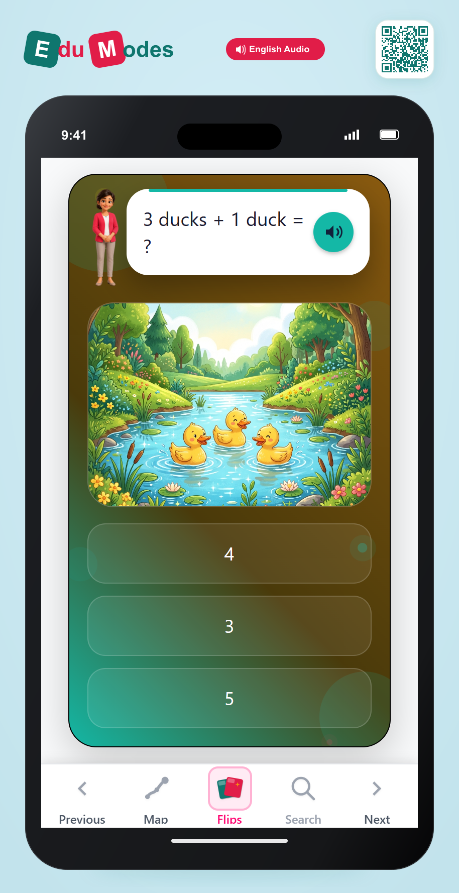 One more than 3 - Interactive Learning Game Preview