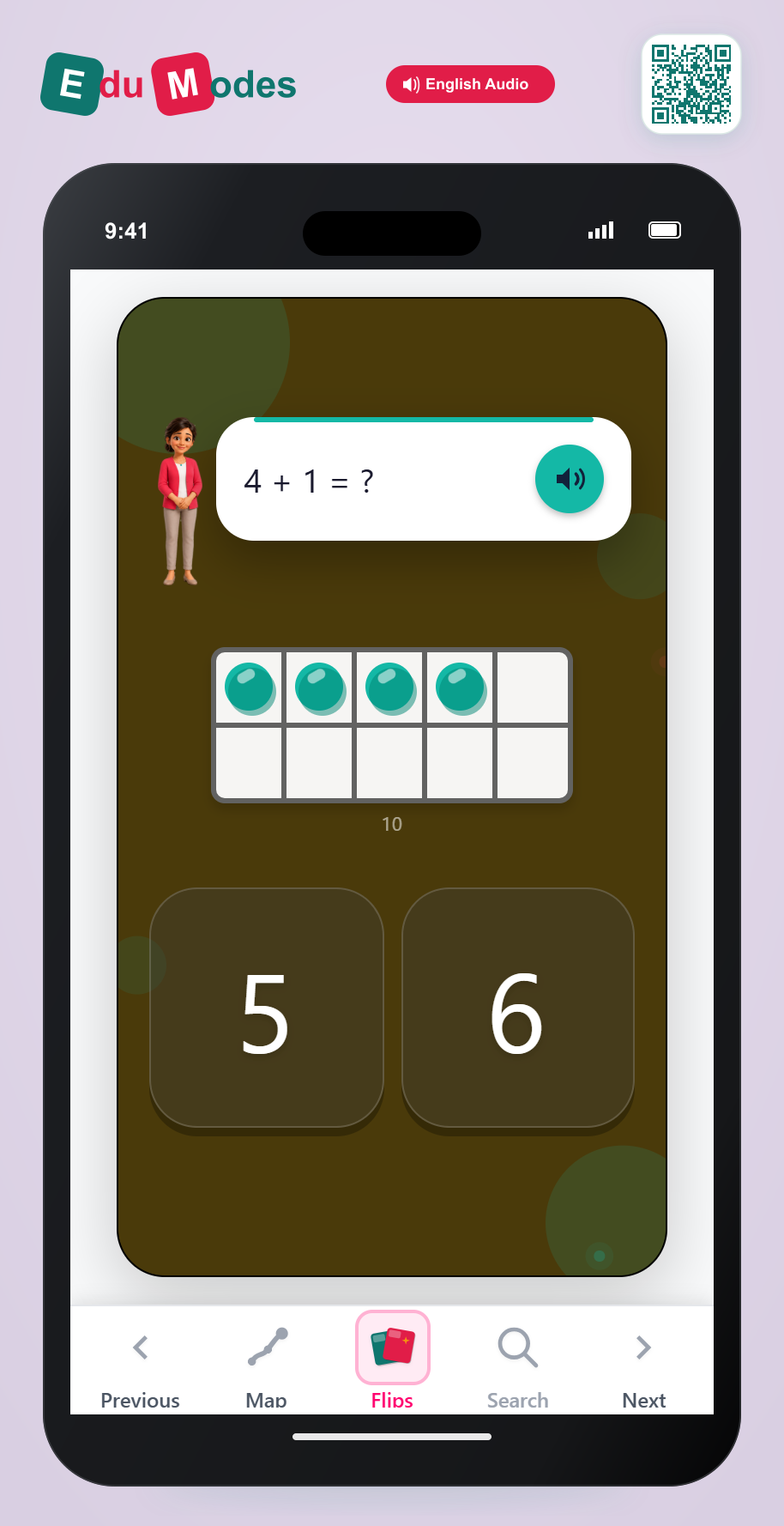 One more than 4 - Interactive Learning Game Preview