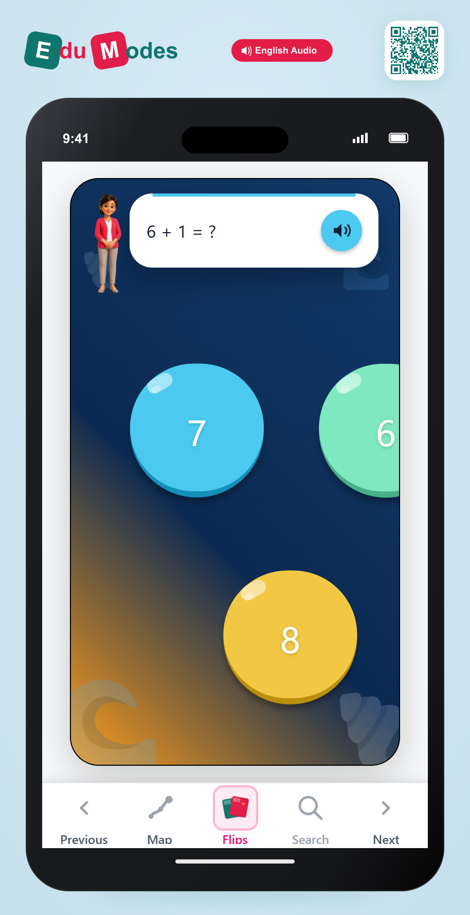 One more than 6 - Interactive Learning Game Preview