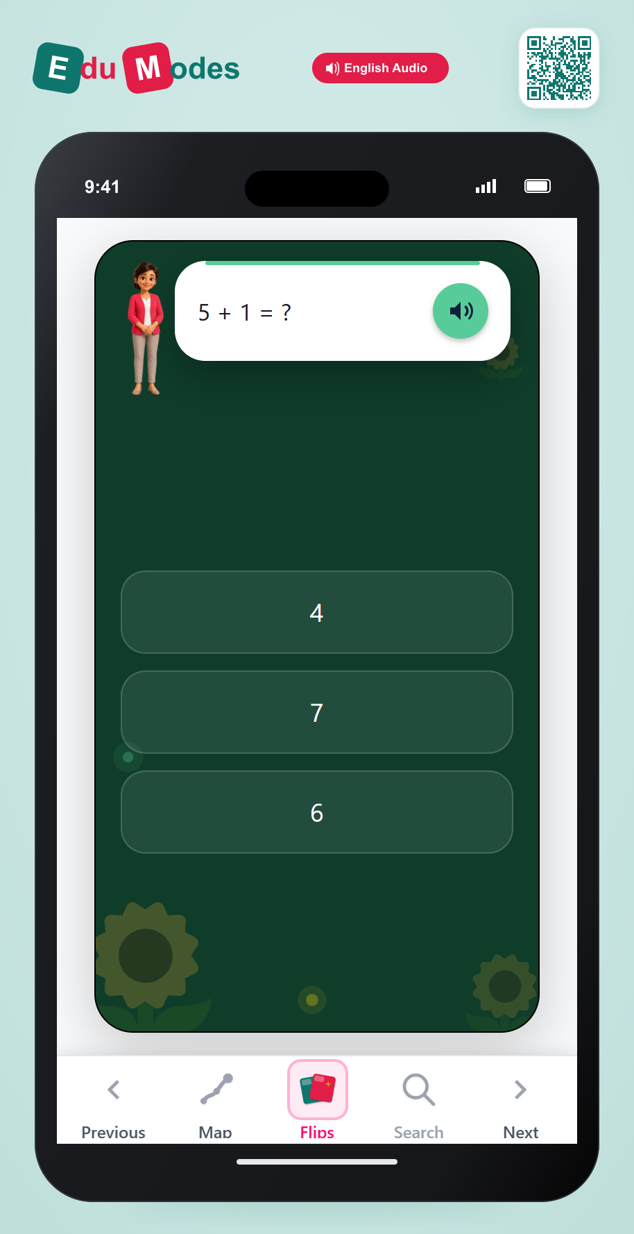 One more than 5 (Abstract) - Interactive Learning Game Preview