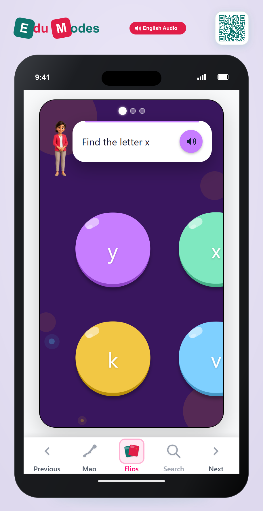Lowercase Letters x, y, z - Interactive Learning Game Preview