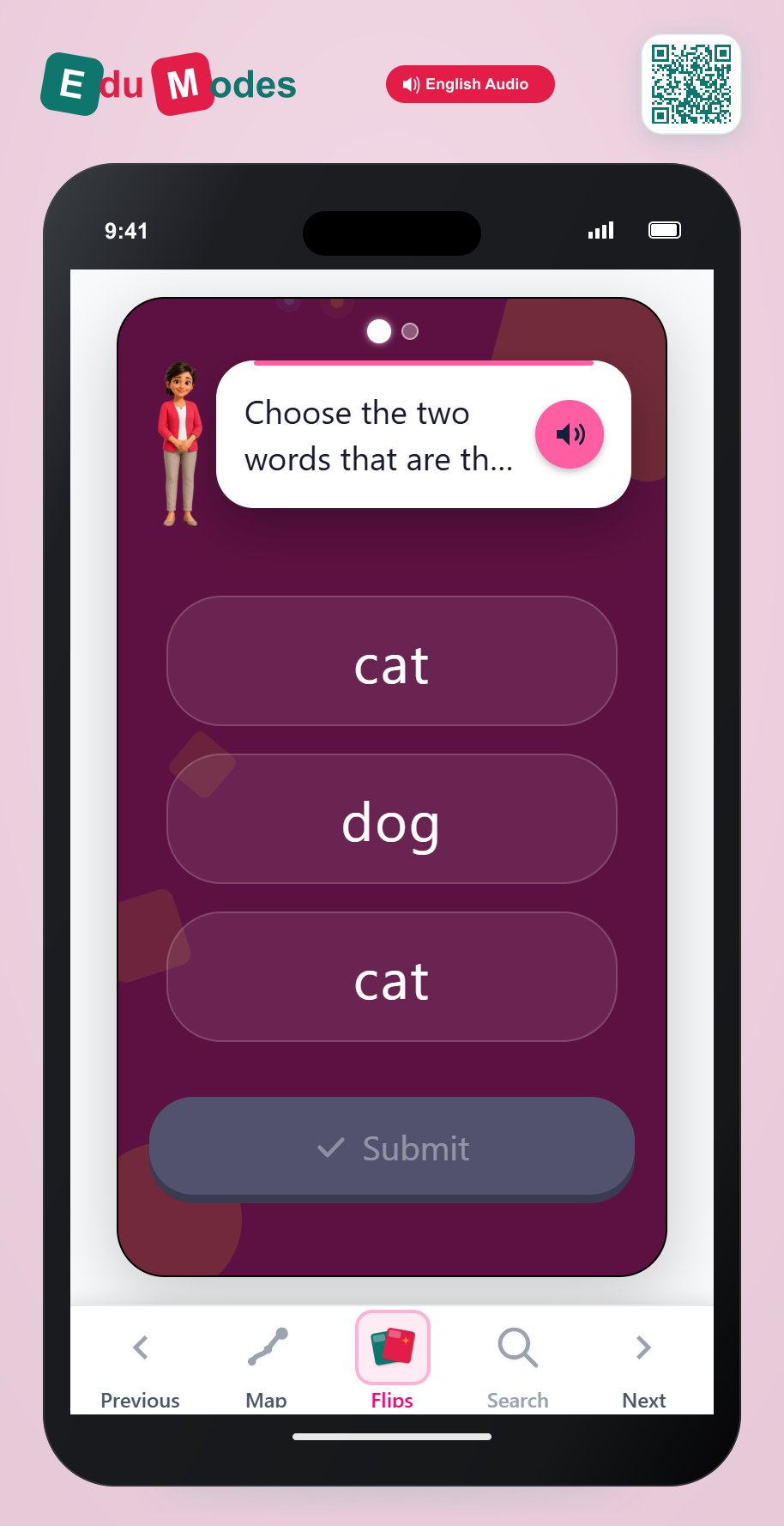 Same Words: Set 1 - Interactive Learning Game Preview
