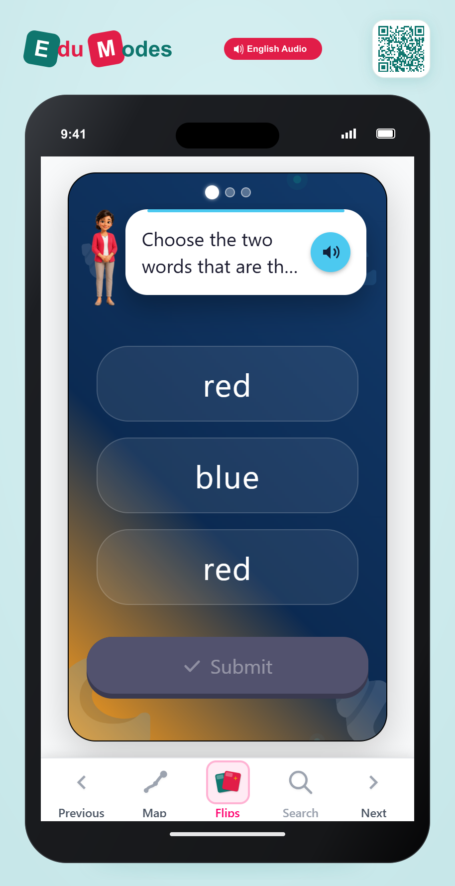 Same Words: Set 2 - Interactive Learning Game Preview