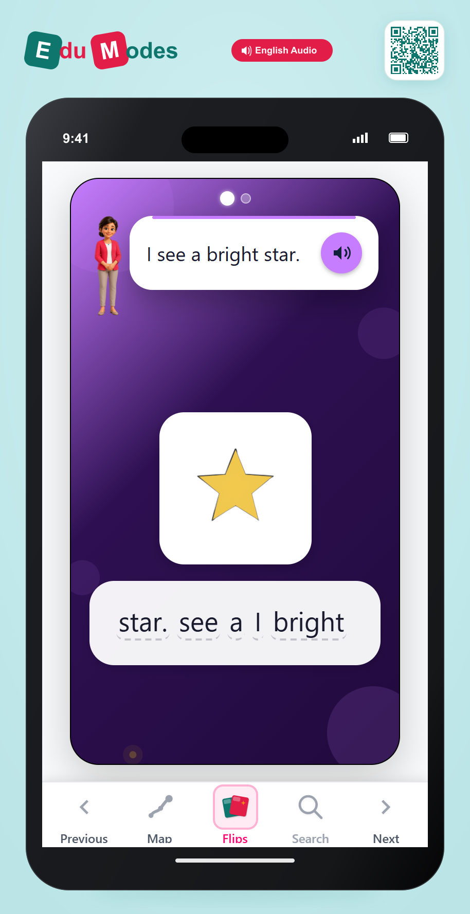 Find Word in a Sentence - Part 6 - Interactive Learning Game Preview