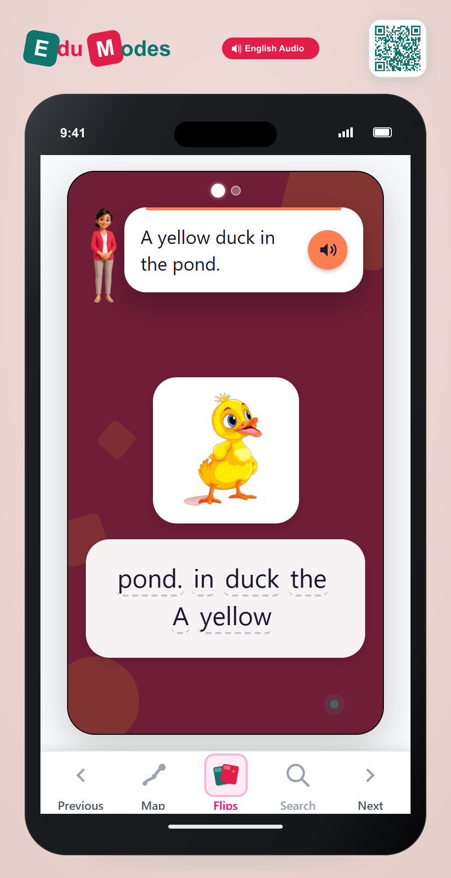 Find Word in a Sentence - Part 7 - Interactive Learning Game Preview