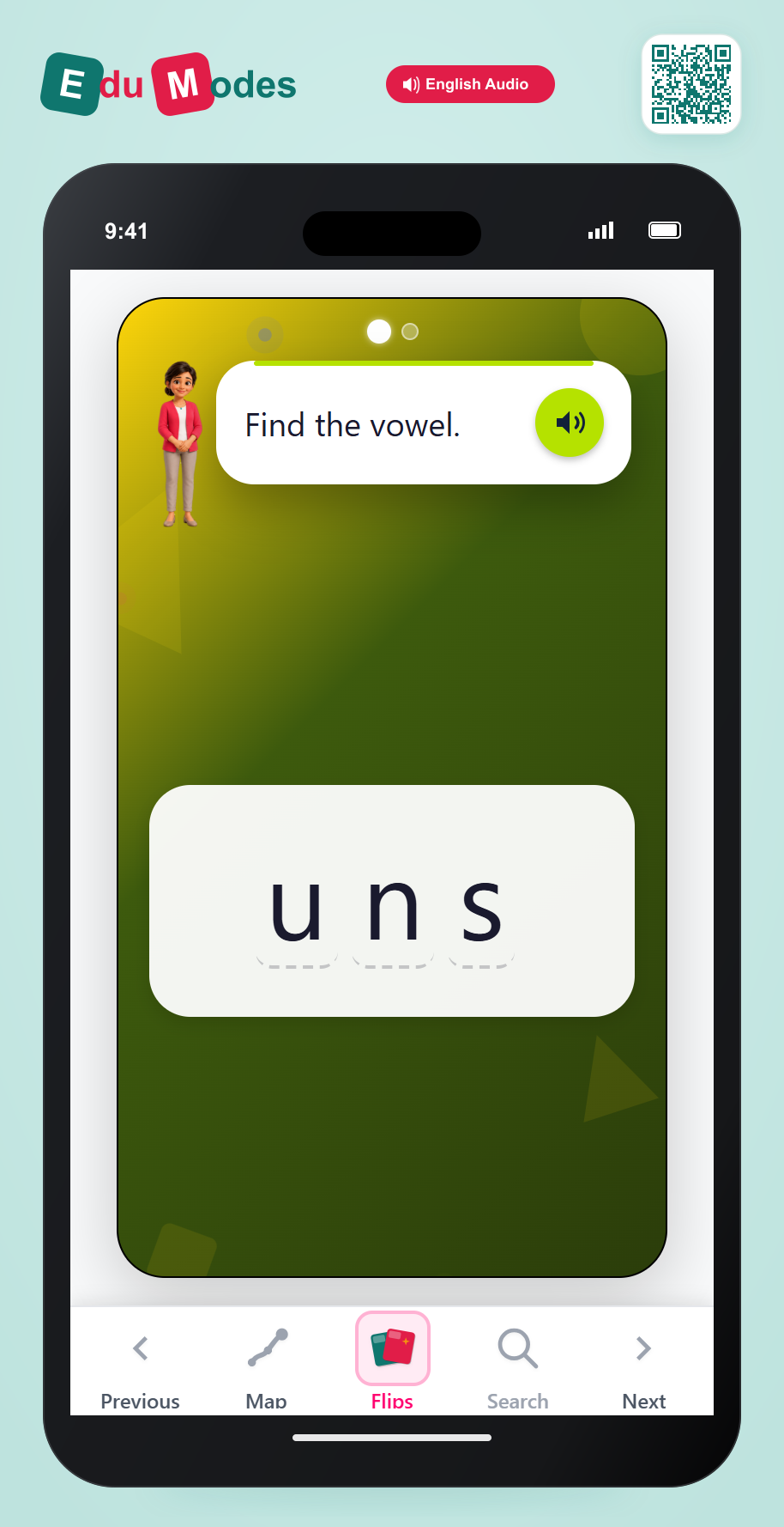 Find the Vowel U - 7 - Interactive Learning Game Preview